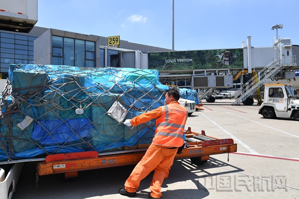 高温酷暑下的东航装卸员:旅客的鼓励让我们干劲满满